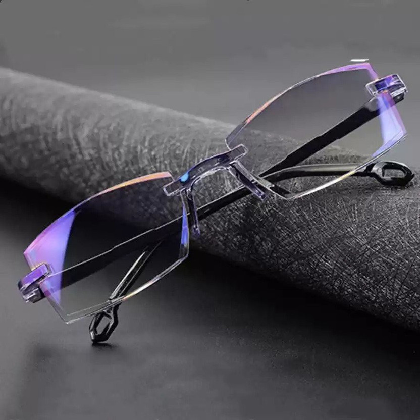Scaglia Rimless (+2.50) Square Reading Glasses(42 mm)