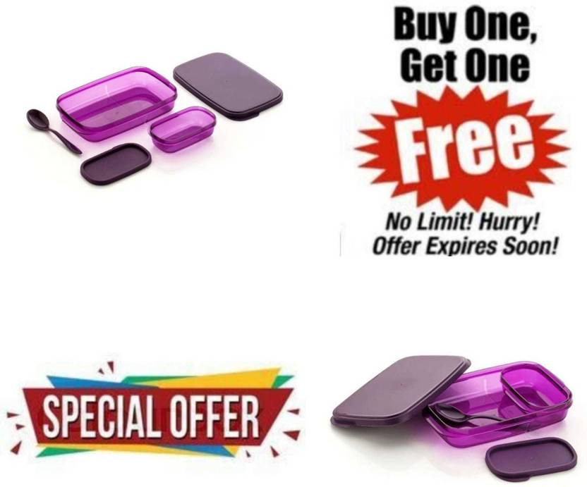 FARMER ENTERPRISE FARMER NEW LUNCH BOX COMBO FOR SCHOOL KIDS WITH 2 SPOON 2