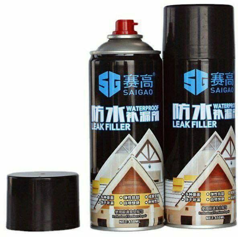 PURCHASE ENTERPRISE Leak Stopper Waterproof Repair & Sealant, Leak Seal Black Rubber Coating Multicolor Spray Paint 450 ml(Pack of 1)