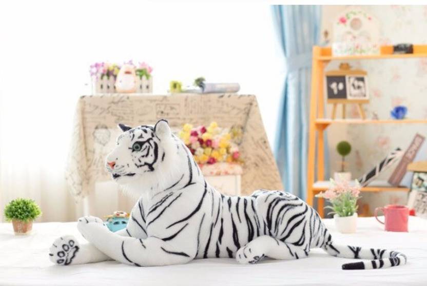 Liquortees Soft Lovable Hugable White Tiger Soft Toy for Kids Toys Bithday Gift 35 cm
