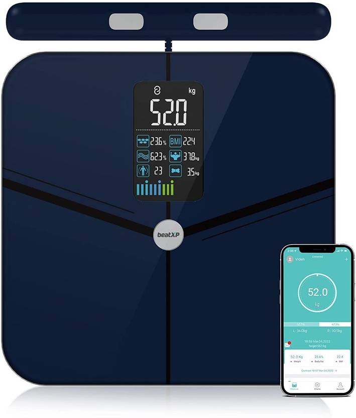 beatXP Infinity Weighing Machine MultiuserBody Fat Analyzer &Smart
