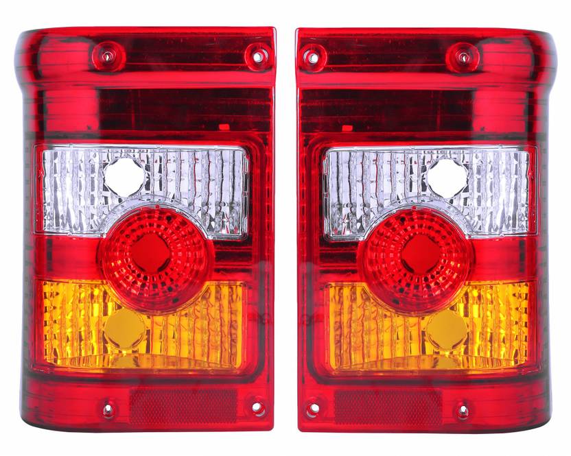 Apsmotiv Mahindra Bolero T3 Rear Tail Lights Assembly Set Without Bulbs and Wire Car Reflector