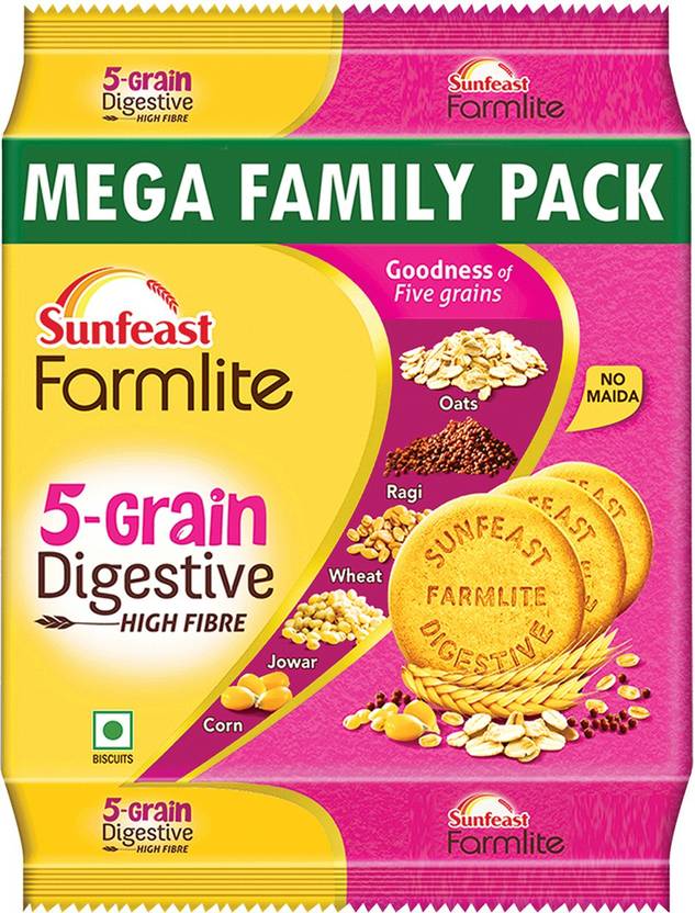 Sunfeast 5 Grain Digestive Biscuit High Fiber Price in India Buy