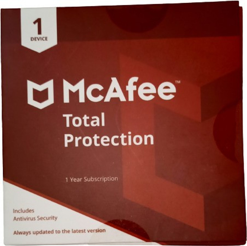 McAfee Total Security 1 User 1 Year(CD/DVD)
