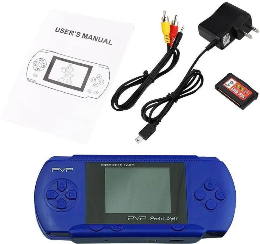 NextTech Digital PVP Play Station 3000 Games Light DVXI-1122 0.16 GB with All Digital Games(Multicolor)