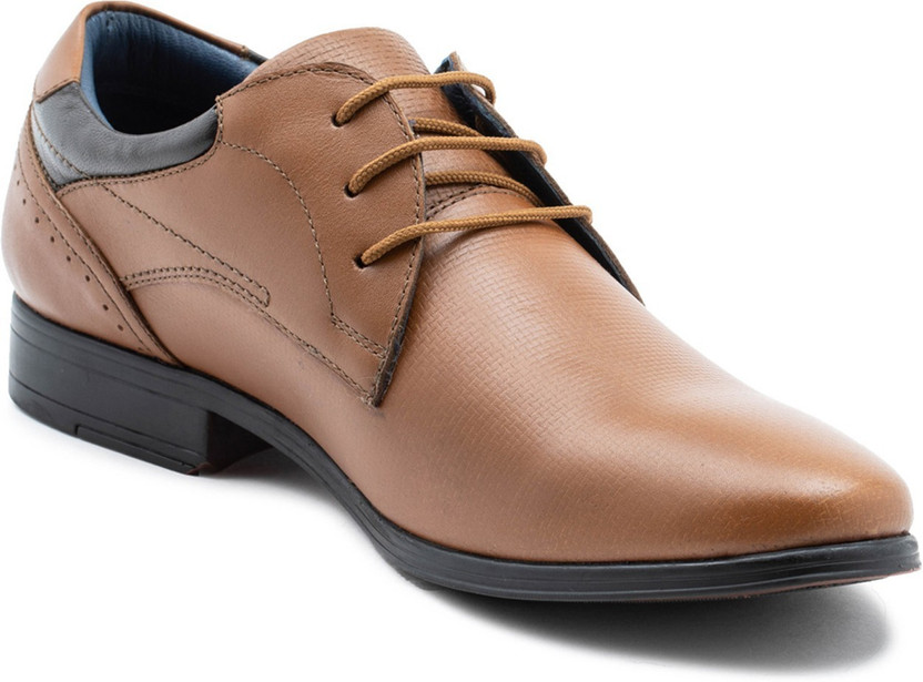 Id textured derby formal shoes clearance