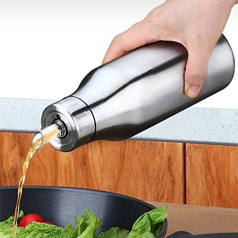 GREEN KIVVI Kitchen Oil Bottle, Oil Dispenser, Stainless Steel Cooking