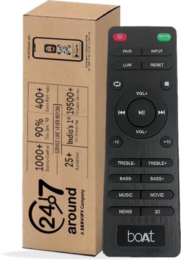 247around Remote Control (Aavante Sound Bar 2000/2050) (Black) Boat