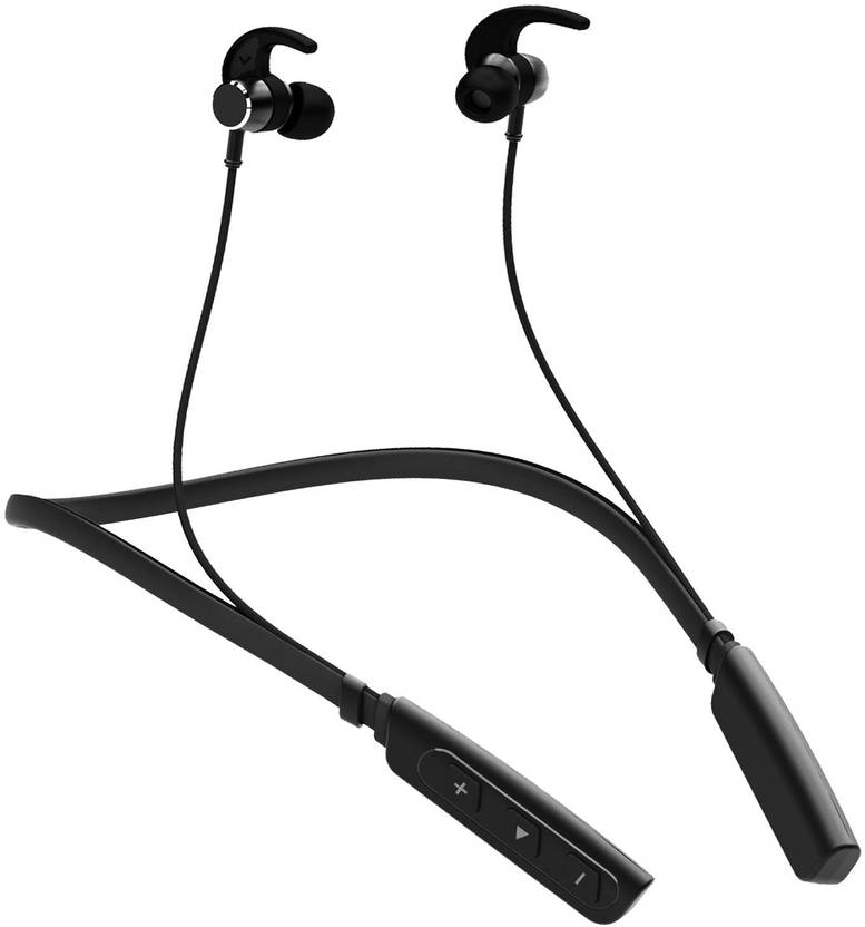 Deep Bass wireless Super flexible Neckband with 10hrs of playtime,Fast