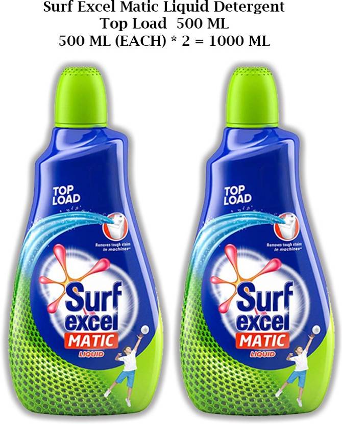 Surf Excel TOP LOAD 500 ML ( PACK OF 2) Detergent Powder 1000 ml Price