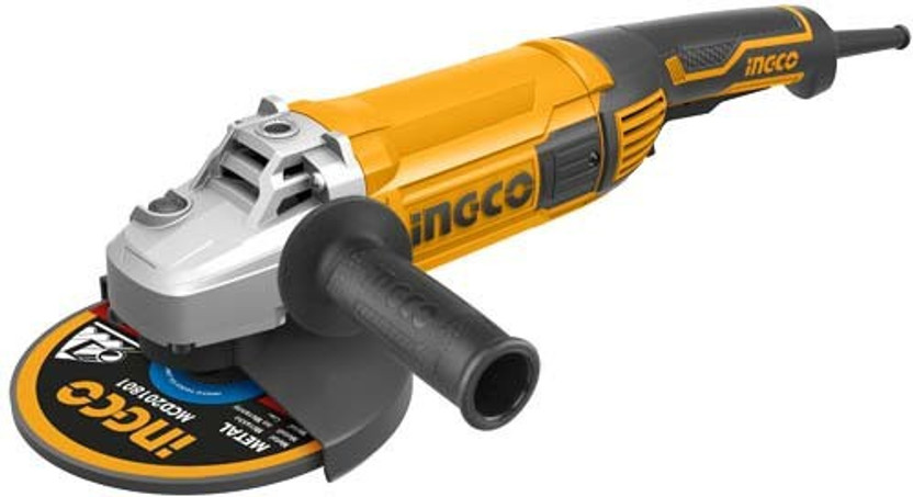 INGCO Angle grinder 7inch/ 180mm 2000W industrial 8450RPM for iron, stone & steel work Angle Grinder(180 mm Wheel Diameter)
