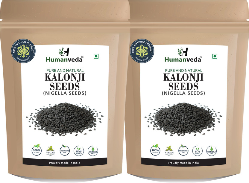 Humanveda Humanveda KALONJI Seeds / Nigella (Black cumin) / Fennel flower for Calcium Seed(200 g) - Flipkart Deal