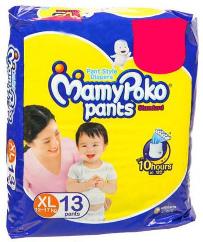 MAMY POKO PANTS Standard Extra Large XL 13 Diapers XL Buy 13 MAMY