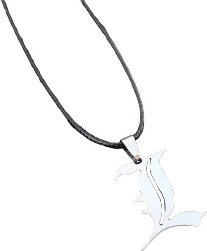 RVM Jewels Death Note Anime Yagami Flat L Pendant Necklace Cosplay Fashion  Jewellery Alloy Price in India - Buy RVM Jewels Death Note Anime Yagami  Flat L Pendant Necklace Cosplay Fashion Jewellery