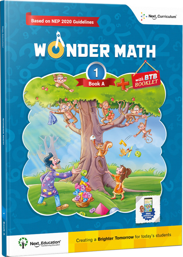 Next Next Education Wonder Math TextBook for - Secondary School CBSE 1st class / Level 1 Book A New Education Policy (NEP) Edition(Paperback, Next Education) - Flipkart Deal