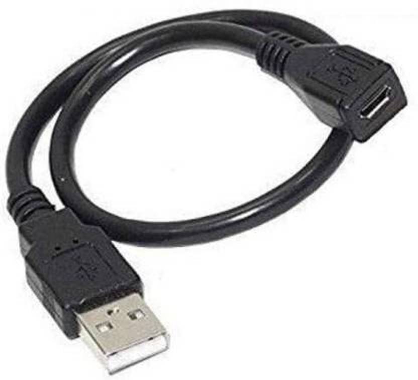 Rarun Micro USB Cable 0.3 m Morpho OTG Cable Micro USB Female to USB