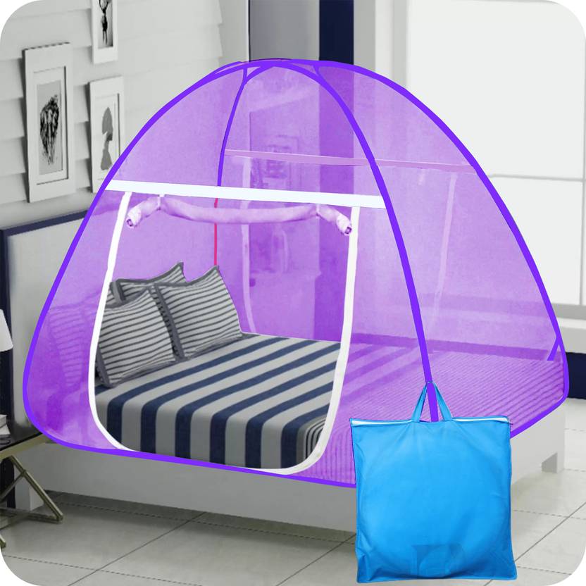 PANTH HUB Polyester Adults Washable Mosquito Net for Double Bed I King