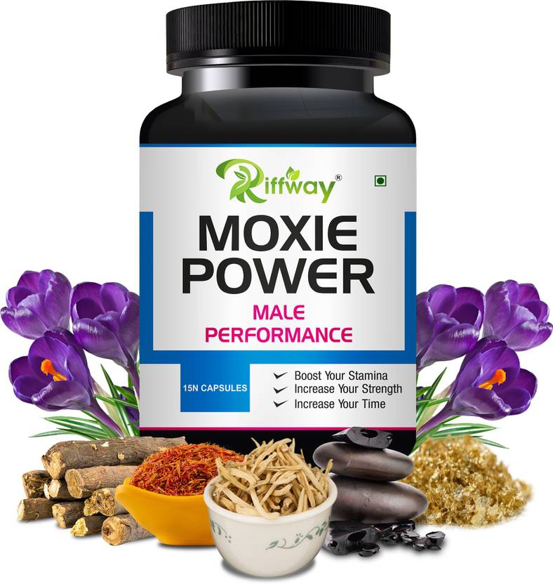Riffway Moxie Power Ayurvedic Capsules For Long Timing Bigger Harder