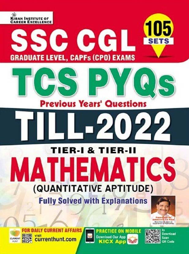 Kiran SSC CGL TCS PYQs Till 2022 Tier I and Tier II Mathematics ...