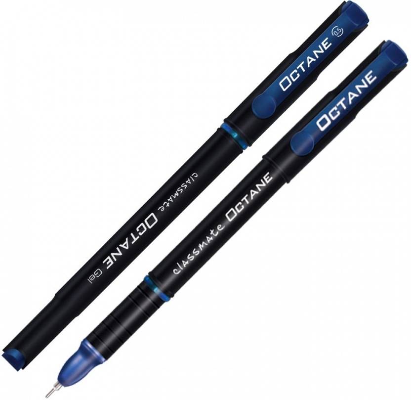 Classmate Octane Gel Pen, Smudge Proof Writing, Blue Color, 25 Pieces