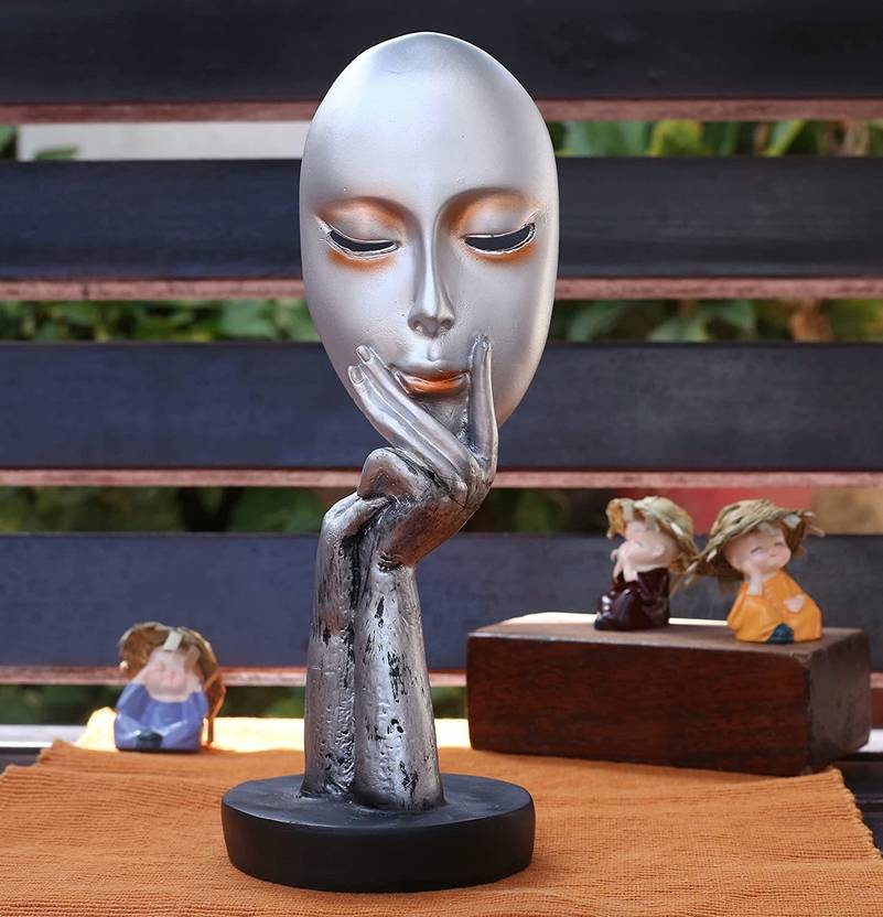 Neema Handicrafts Antique Human Lady Face For Home/Table Décor