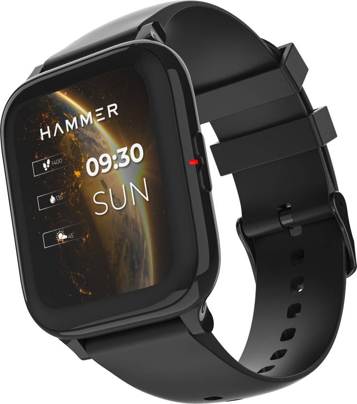 Hammer Pulse 5.0 Smart Watch 1.69" Display, IP67, Music & Camera Control, Fitness Watch