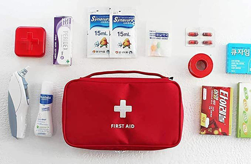 DIVINE CLUB FASHION Cosmetic Pouch(Red)