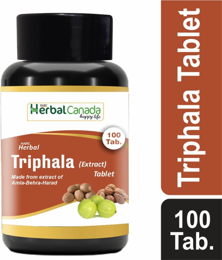 Herbal Canada Triphala Tablets 100 Tablets Helps To Boost Immunity   Triphala Tablets Helps To Boost Immunity Useful For Digestion Original Imagg76byrprabcj 