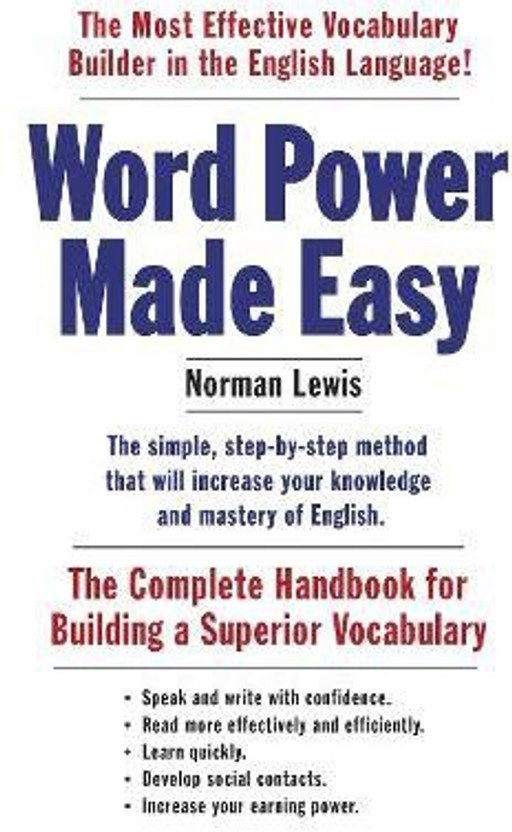 Word Power Made Easy(English, Paperback, Lewis Norman)