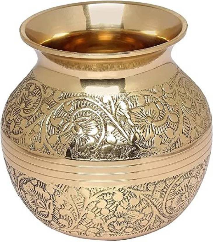 Flipkart.com | Mkd2 Rise Brass Lota Kalash Pooja Lota Puja Lota ...