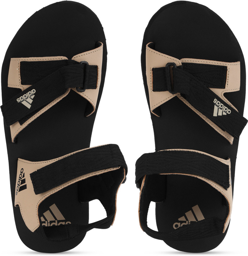ADIDAS Men Beige, Black Flats - Buy 