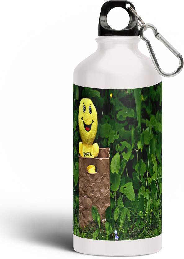 Nirmuk Emoji Printed Aluminium Sipper Bottle,Aluminium Water Bottle