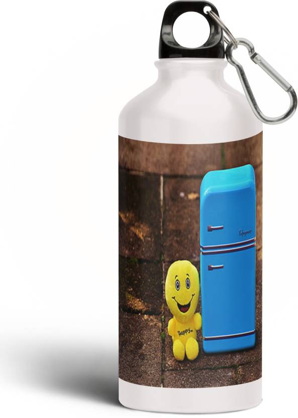 Nirmuk Emoji Printed Aluminium Sipper Bottle,Aluminium Water Bottle