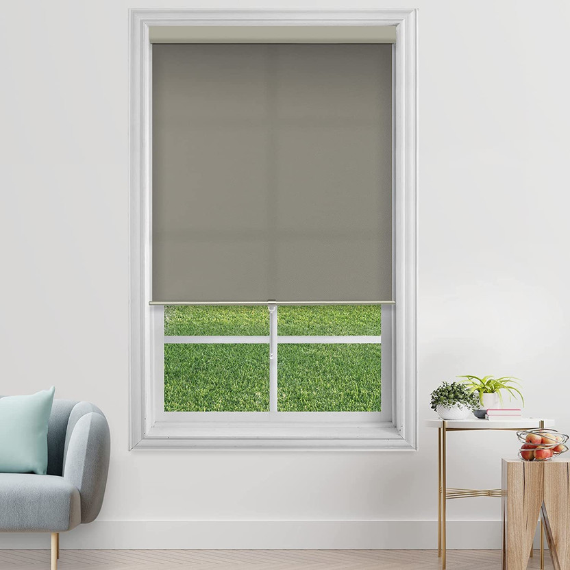 Deco Window Roller Blind Cord Drawn In Window(Polyester, 213 cm x 61 cm, (6.99 ft x 2.0 ft))