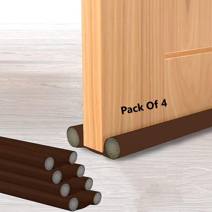 Eximcrew Eximcrew DSG004 Durable Floor Mounted Door Sealing Strip Guard Door Mounted Door Stopper(Brown) - Flipkart Deal