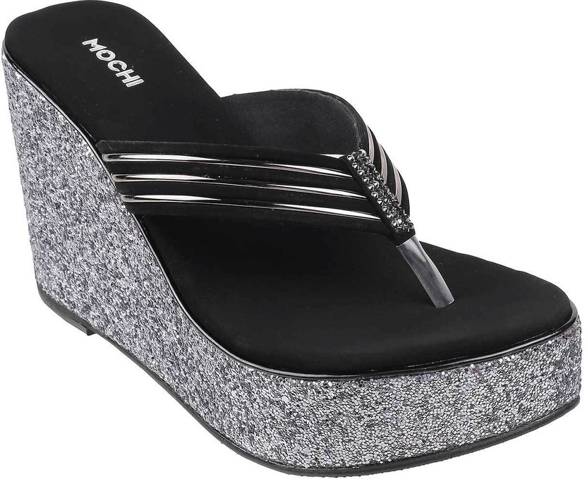 Mochi black wedges Clearance