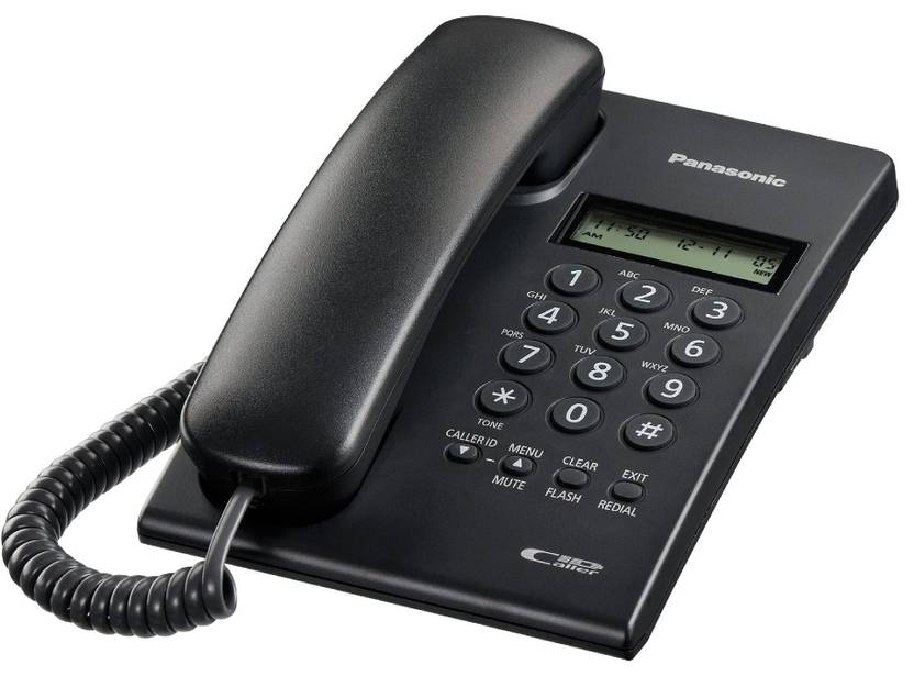 Panasonic KX-TSC60SXB Corded Landline Phone Price in India - Buy