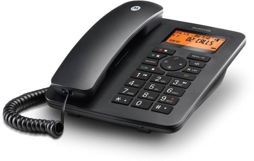 MOTOROLA CT111I Corded Landline Phone with Answering Machine Price in