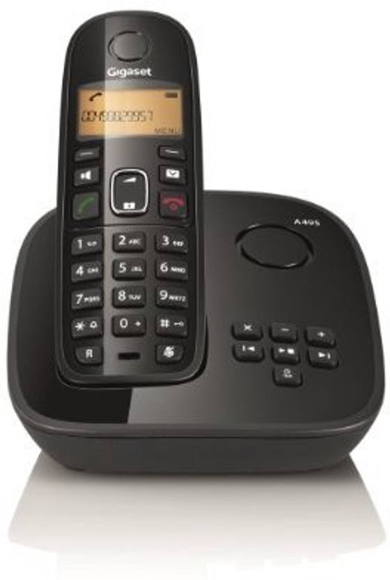 Gigaset A495 Cordless Landline Phone with Answering Machine Price in India Buy Gigaset A495