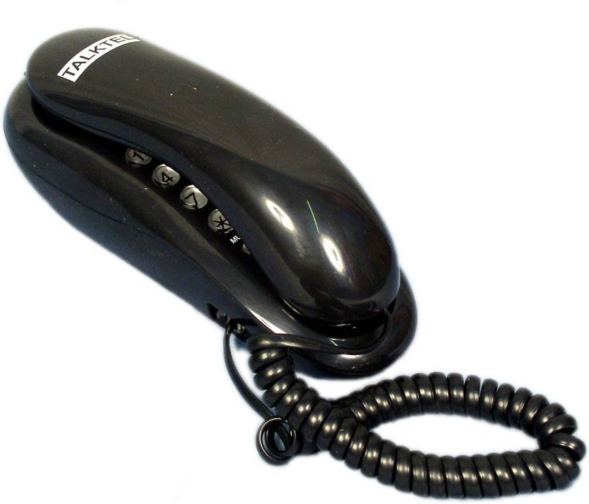 Talktel F-1 Corded Landline Phone (black) 