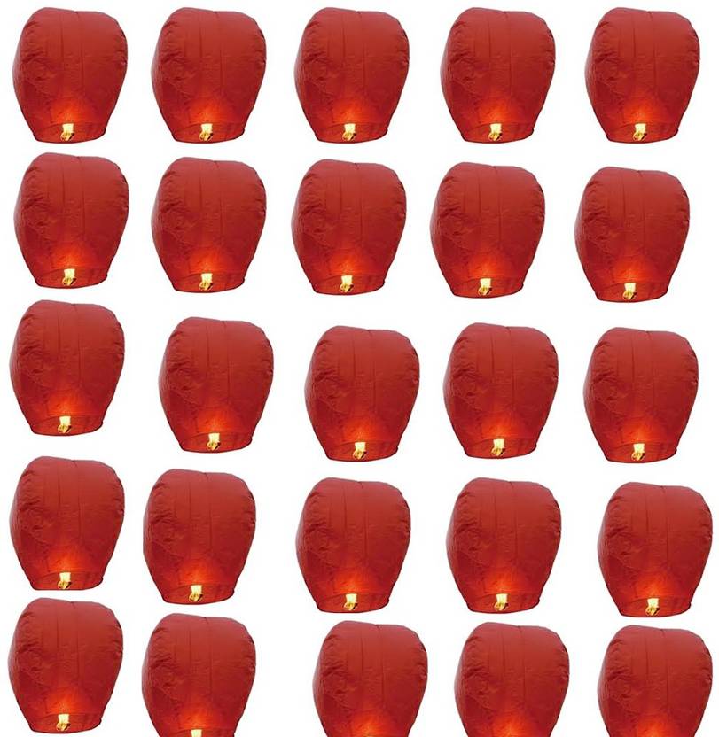SantaStores Chinese Red Paper Sky Lantern