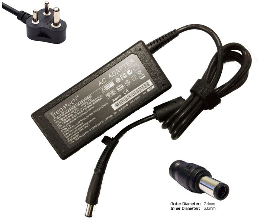 7.4 x 5.0mm 18.5V 3.5A 65W Genuine Laptop AC Supply Power HP Compaq, Pavilion Laptop Lader Adapter 65W