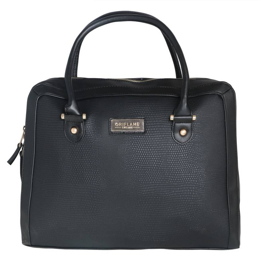 Oriflame 17 Inch Laptop Tote Bag Black Price In India Flipkart Oriflame 17 Inch Laptop Tote Bag