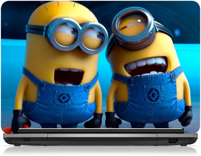 Zapskin Despicable Me 2 Laughing Minions Vinyl Laptop Decal 15 4