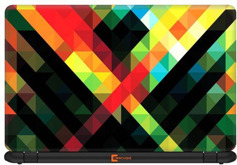 Ownclique Diamond Pattern Abstract Art Vinyl Laptop Decal 17