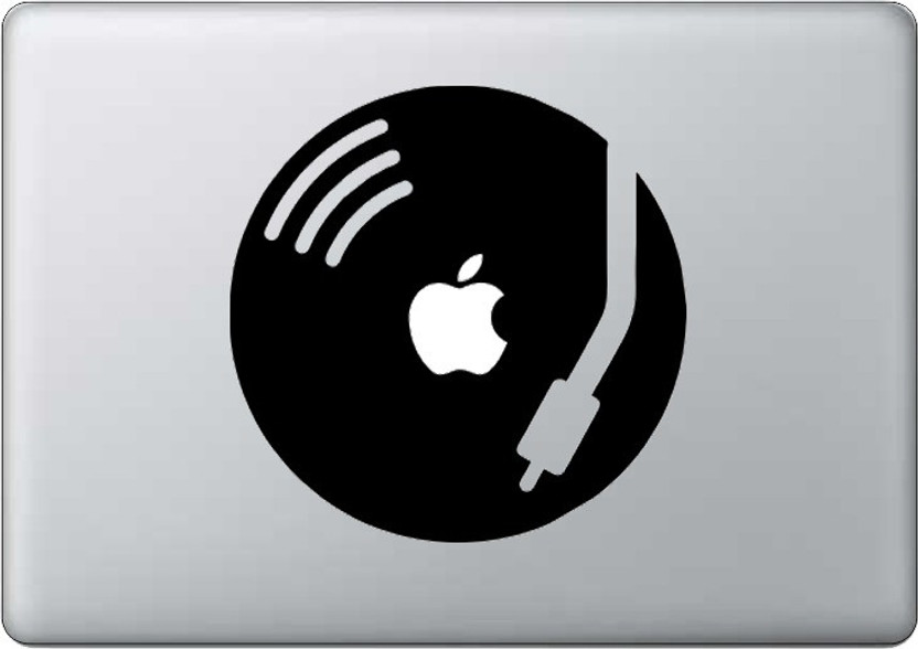 macbook sticker dj