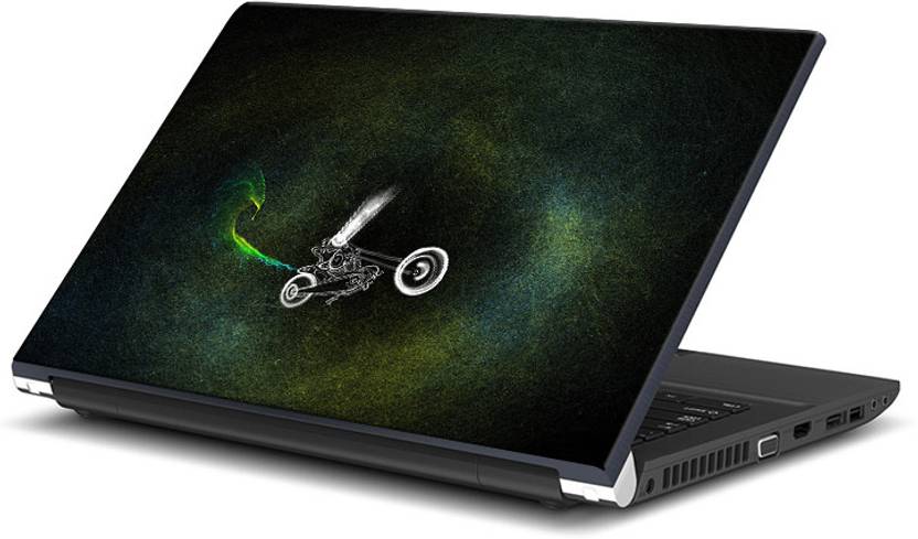 BG fanstore Devraj Baruah Bike Design Vinyl Laptop Decal ...
