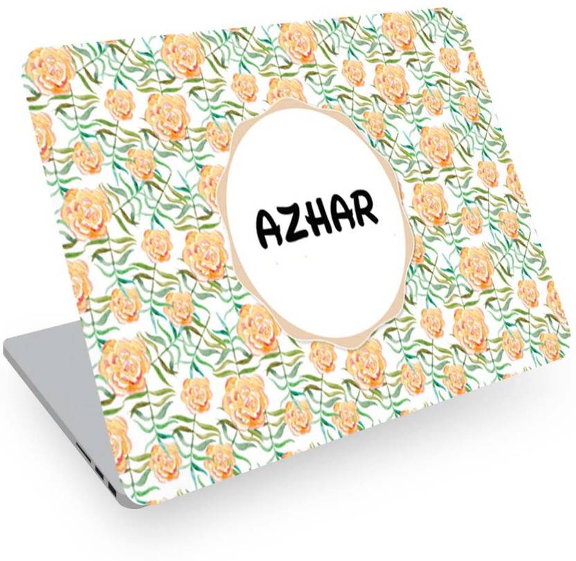 posterchacha azhar name floral