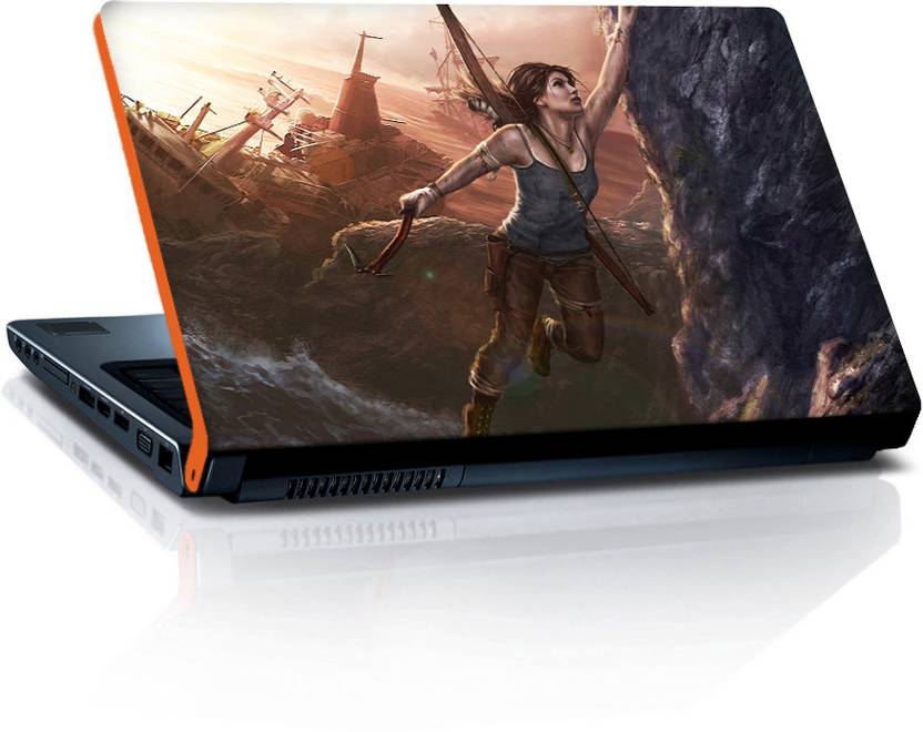 Shopmillions Lara Croft Tomb Raider Vinyl Laptop Decal 15 6