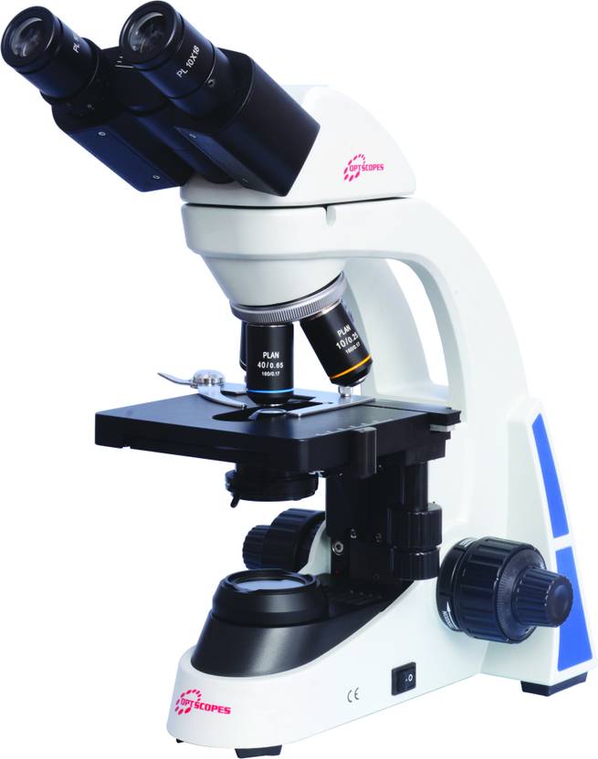 Optscopes Supreme Binocular Microscope (With Plan (Anti fungus coated, Scratch proof) Objectives